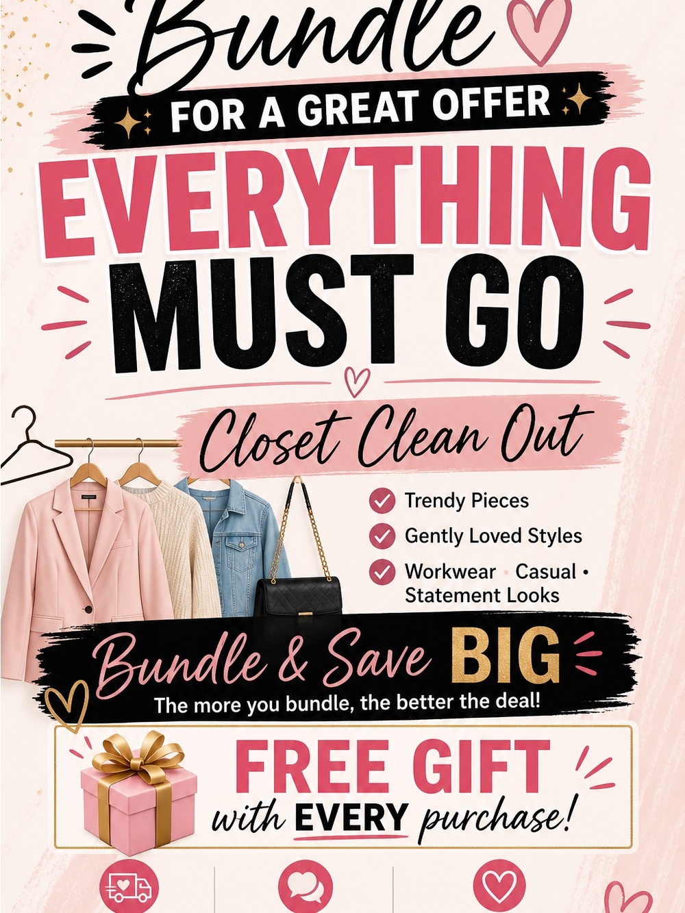 Everything Must Go Closet Clean Out Notice